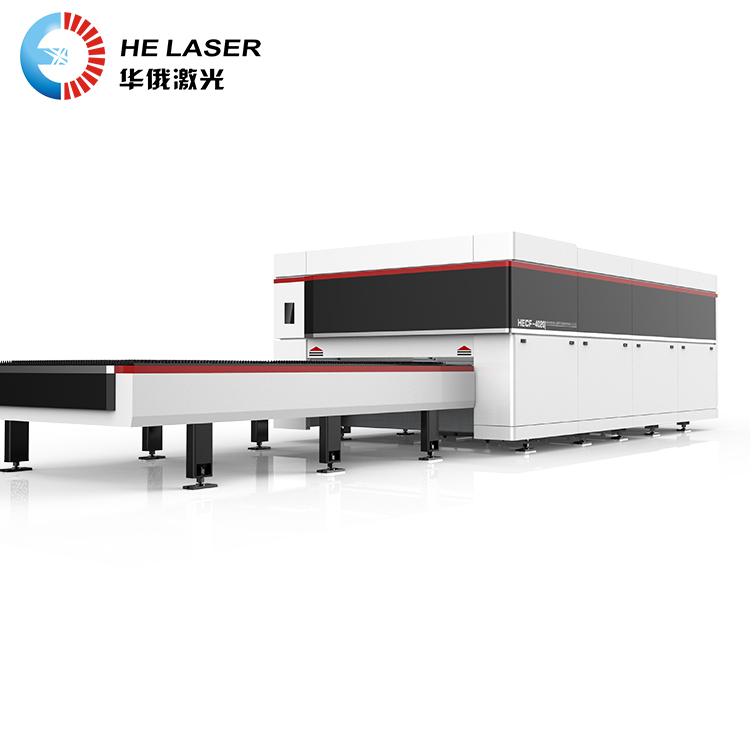 VWJ high power full enclosed high speed switching fiber laser cutting machine