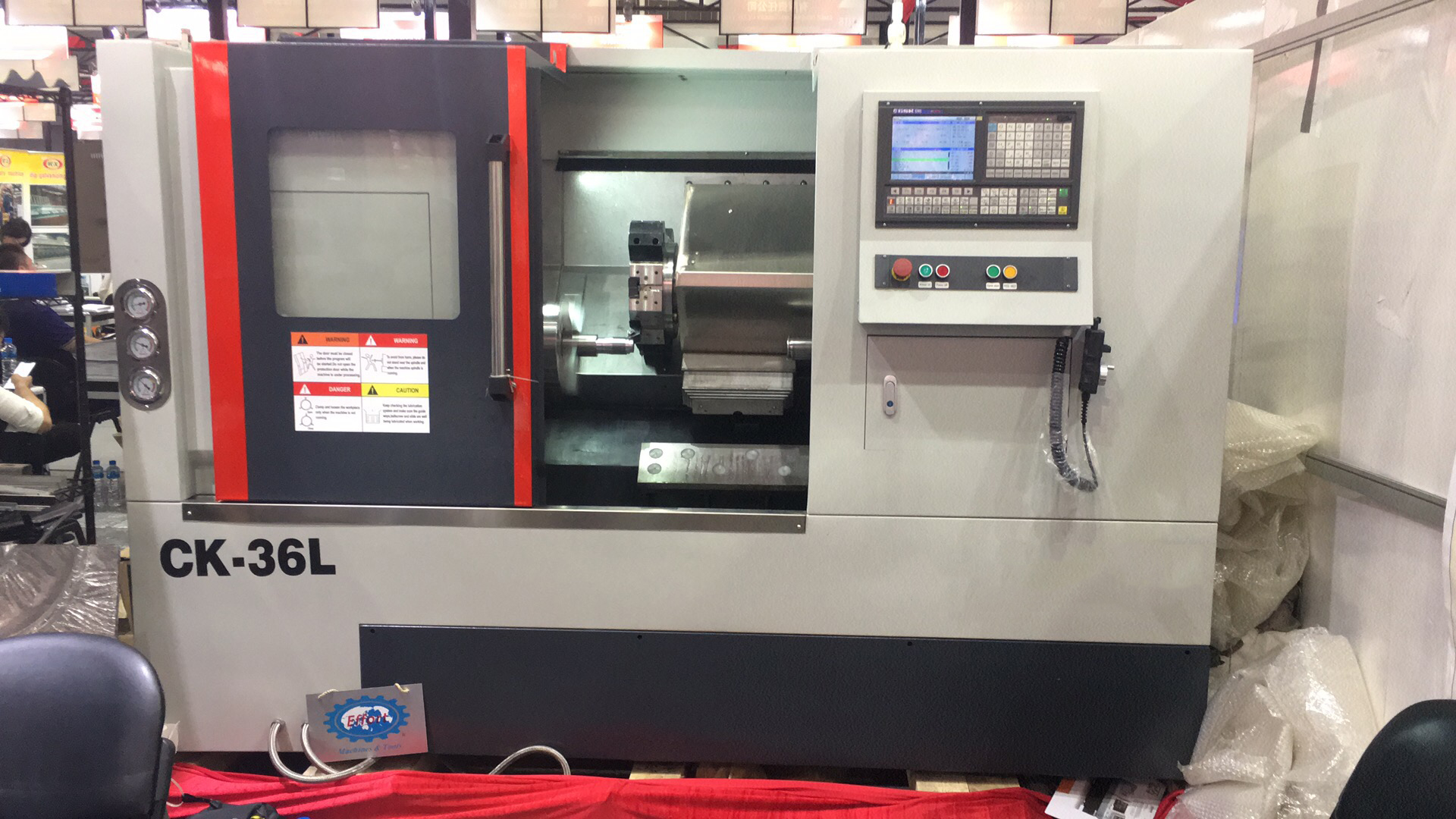 High Precision CNC Lathe with Slanting Bed