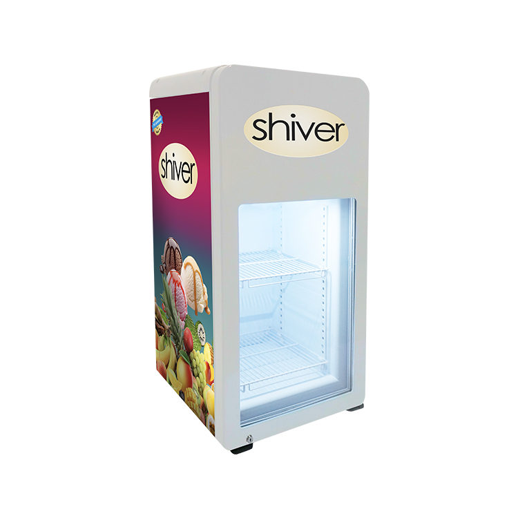 50L round shape icecream display freezer