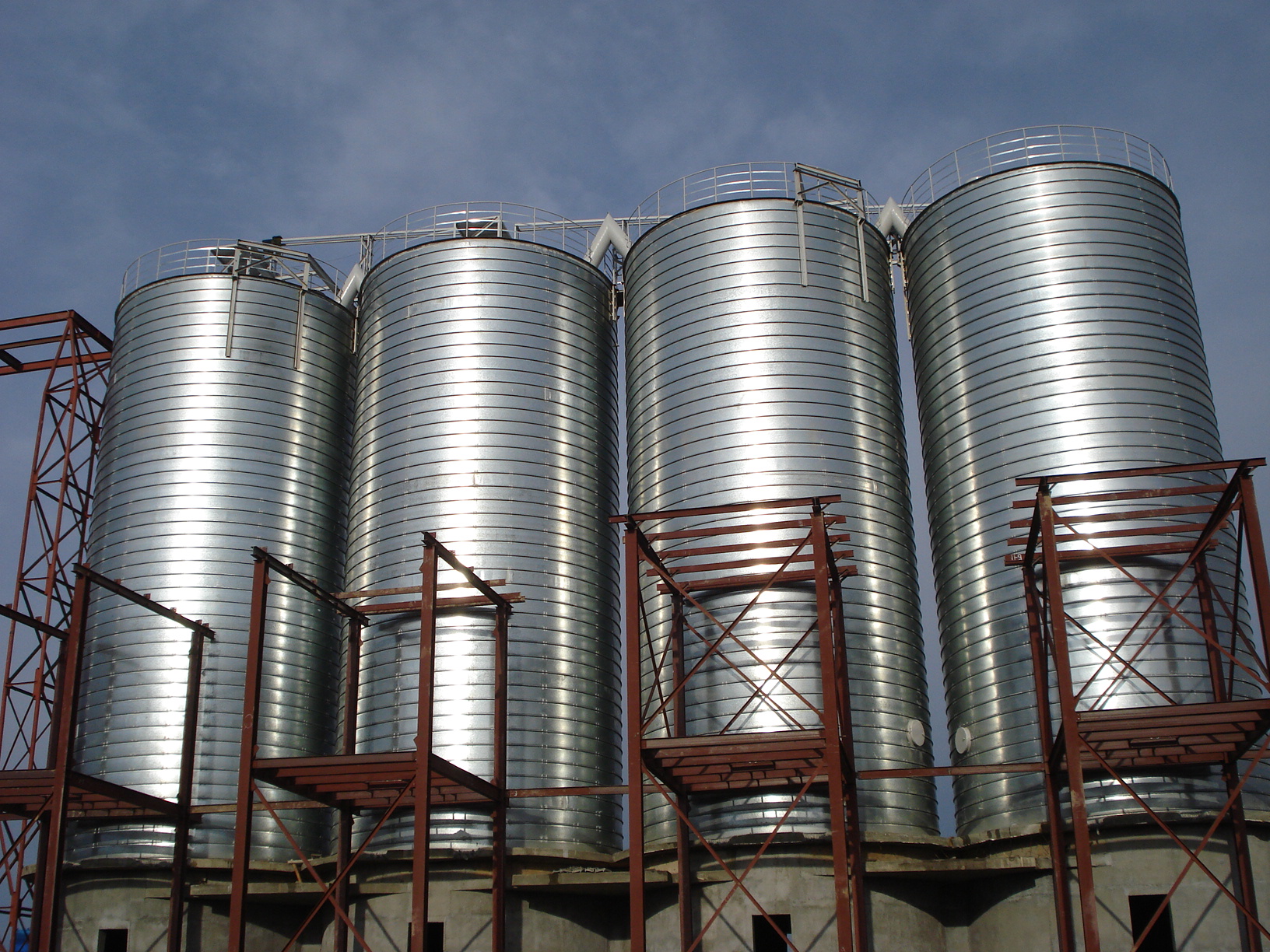 Spiral Seaming Type Steel Silo Construction
