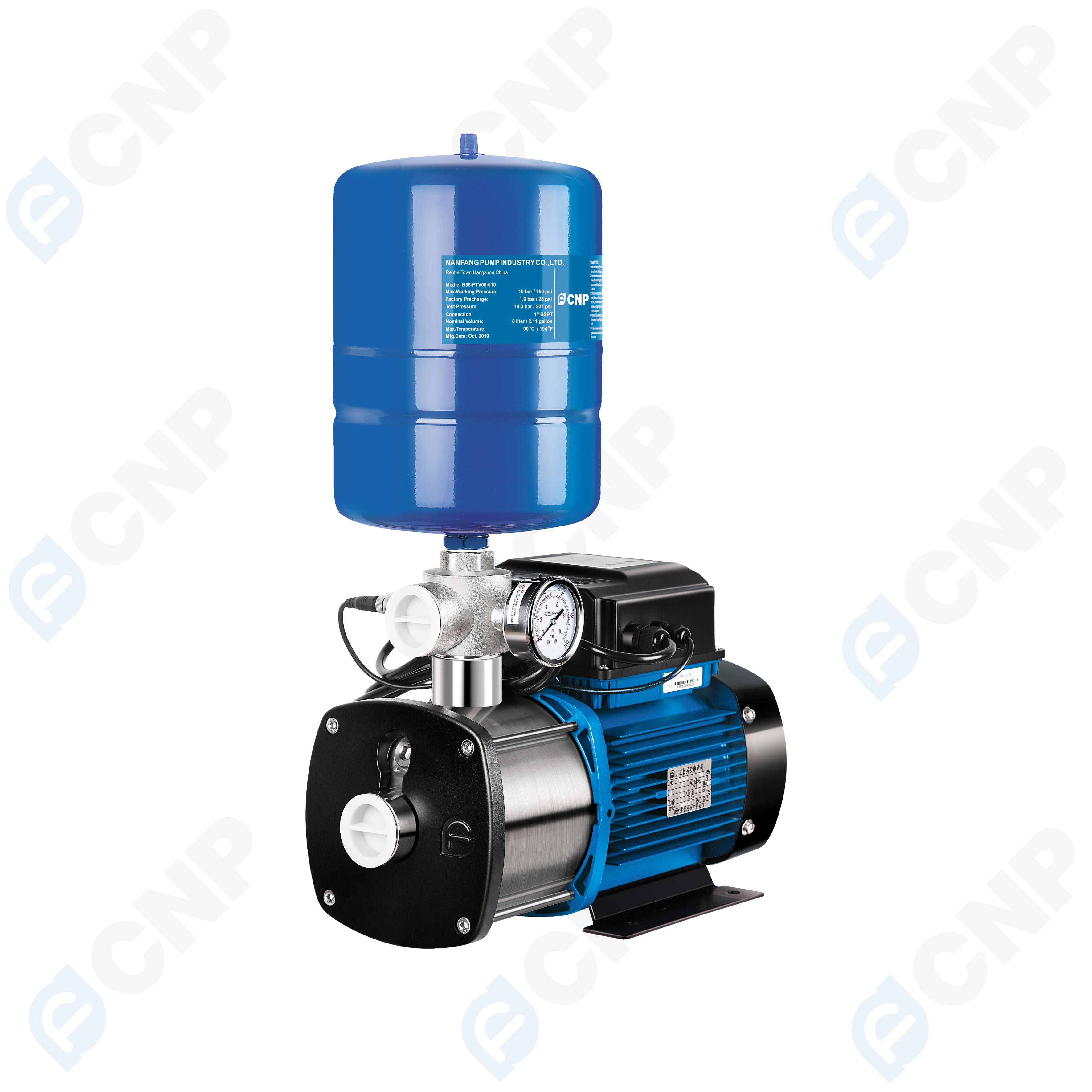 CHME Horizontal Intelligent Constant Pressure Variable Frequency Pump
