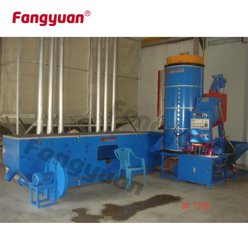 Fangyuan economic type eps continuous polystyrene foam beads foaming machine