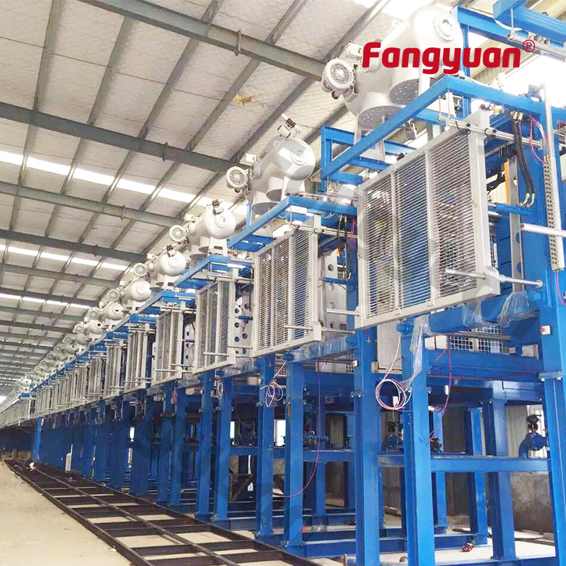 Fangyuan automatic eps expandable polystyrene styrofoam box making  machine with vacuum