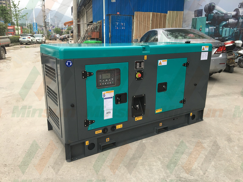 25KVA soundproof diesel generator set 