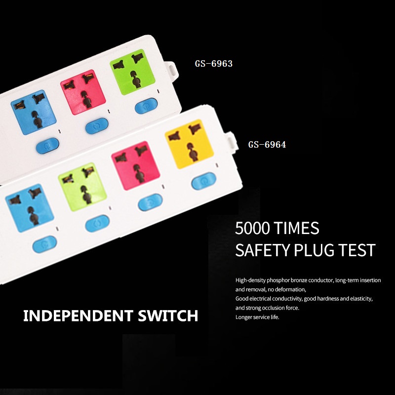 independent switch power extension socket