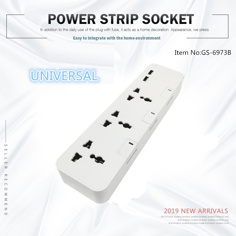 new design power extension strip socket