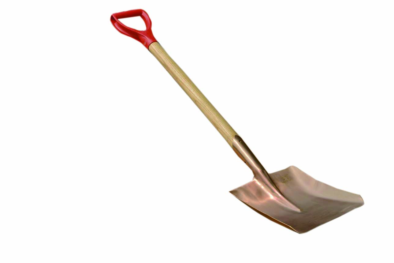 Non sparking shovel point shovel square dust pan brass shovel