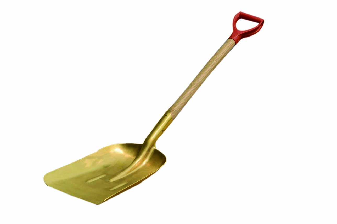 Non sparking shovel point shovel square dust pan brass shovel)