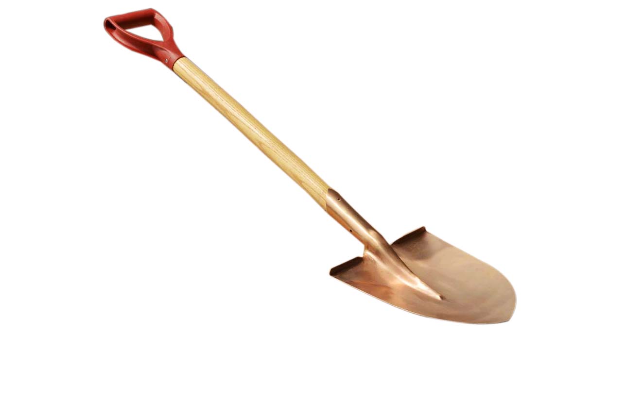 Non sparking shovel point shovel square dust pan brass shovel