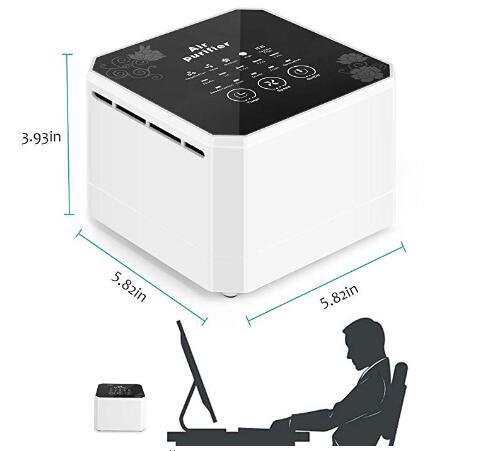 Desk Air Purifier / HEPA  fliter for 98% Purification