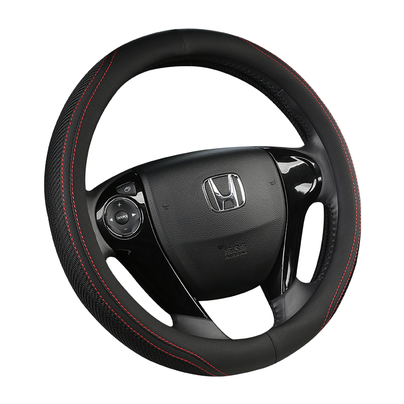 Anti-skid Weave Leather Car Steering Wheel Cover Fit For Car