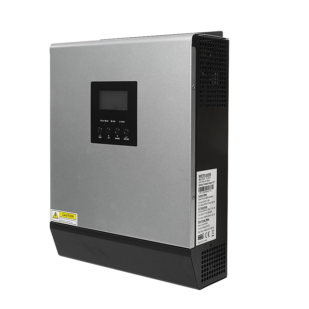 PS 3KVA/2400w 24v 110vac  60Hz PWM 50A off grid hybrid solar inverter