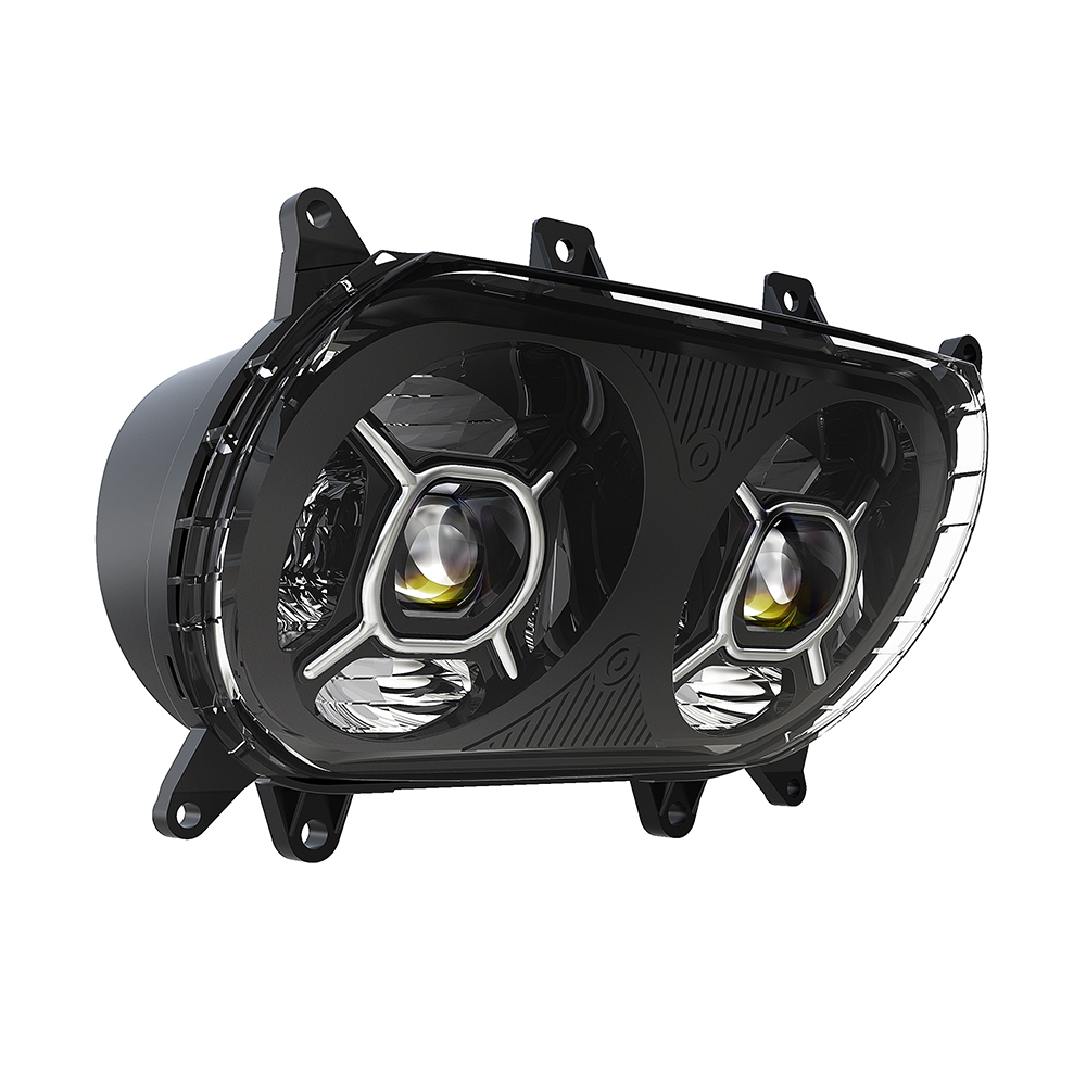 For Harley Davidson Road Glide Dual Headlight 2015+