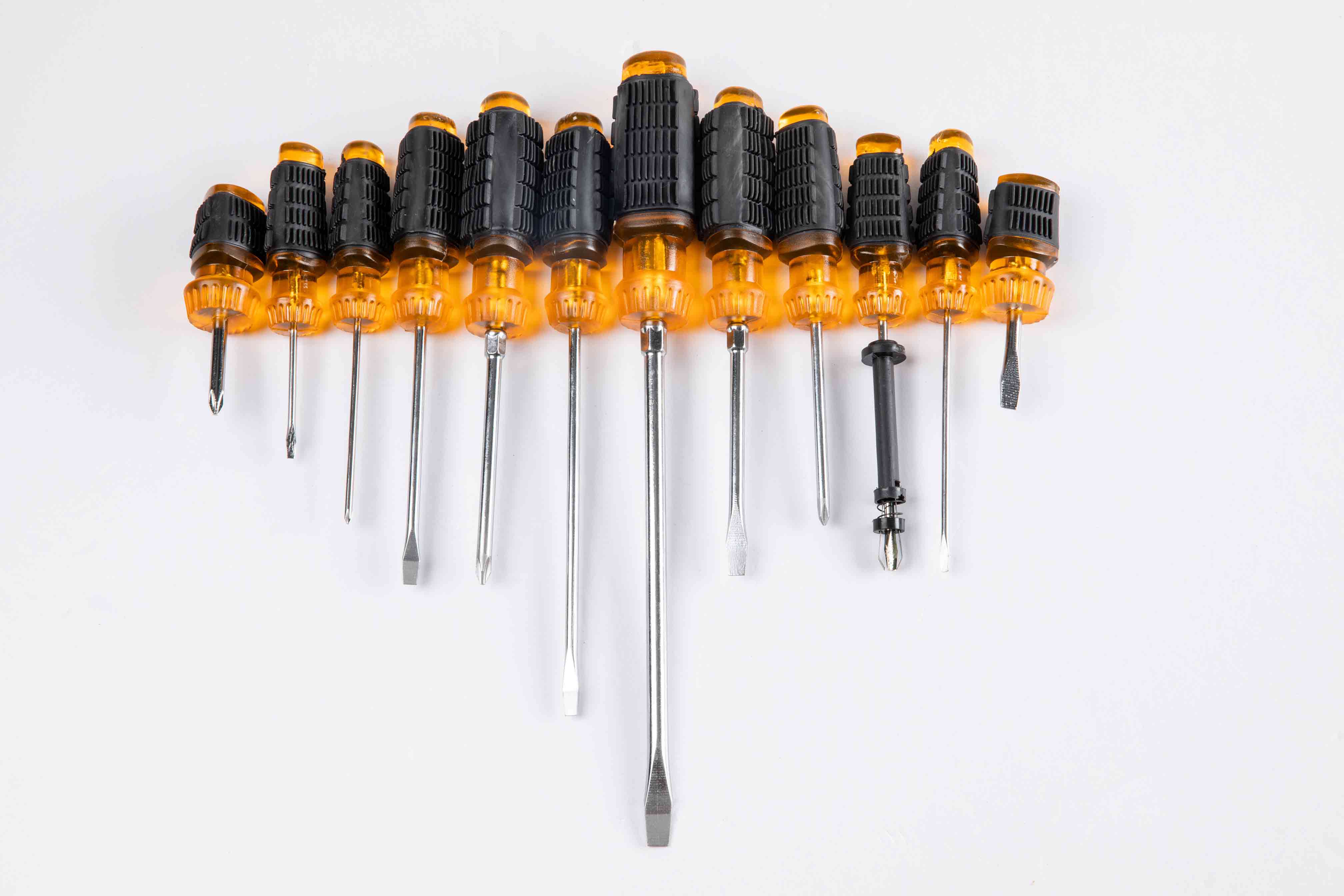 Cushion Grip Screwdriver Set  12 Pc.