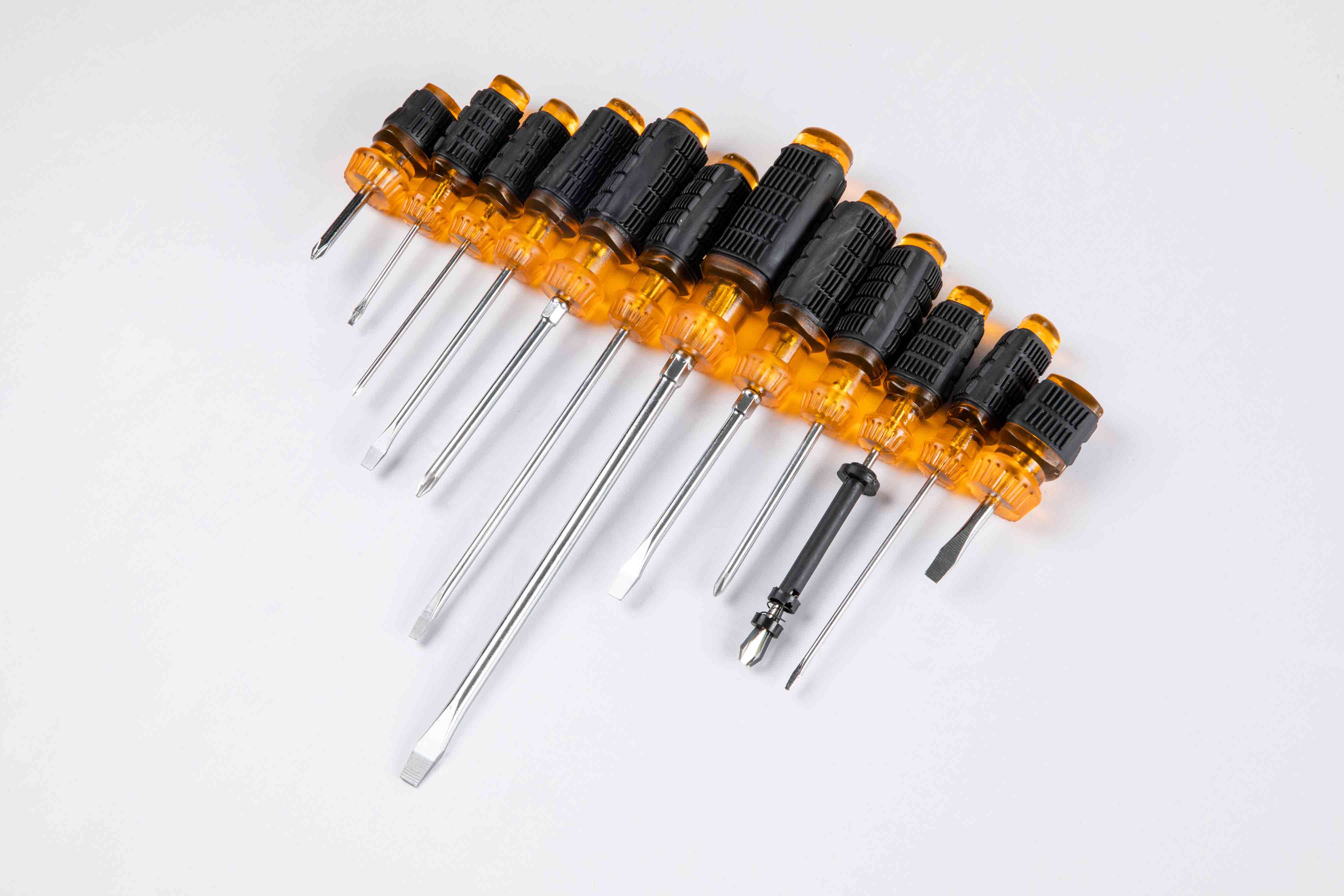 Cushion Grip Screwdriver Set  12 Pc.