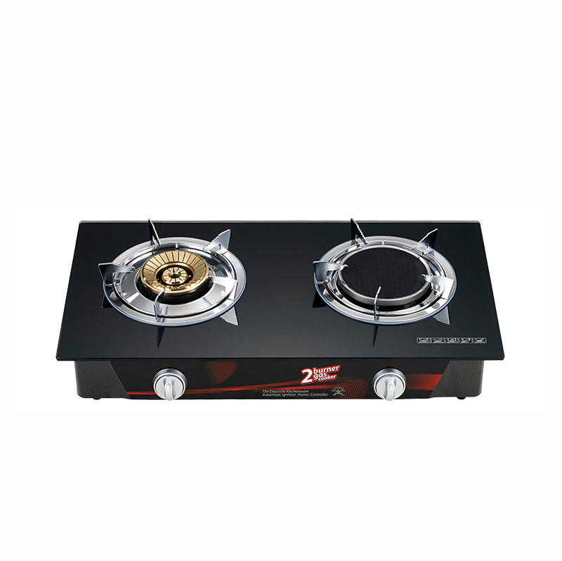 Double burner gas stove