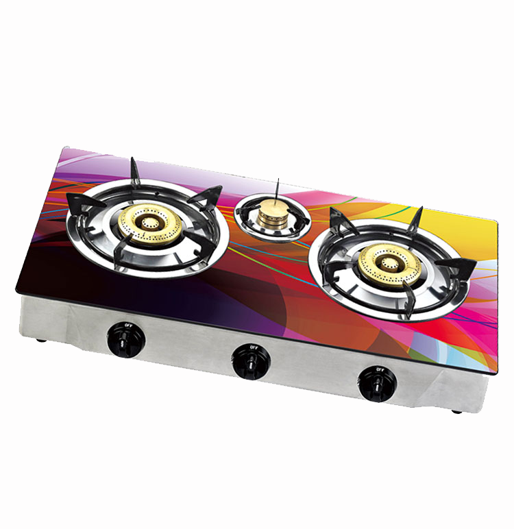 Triple gas stove