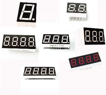 single digit 7 segment LED numeric display
