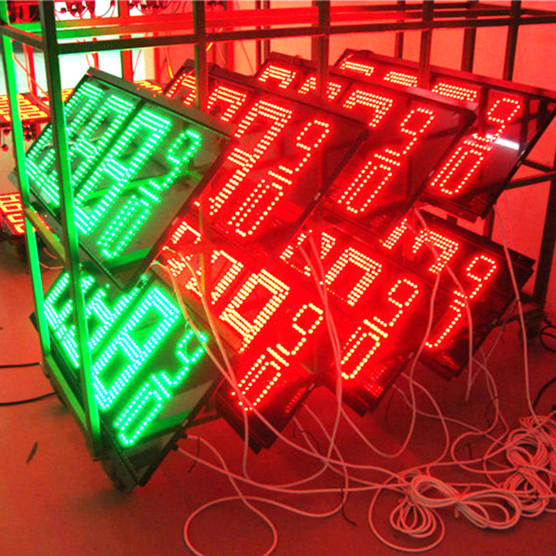 8 INCH GREEN LED Gas Price Display