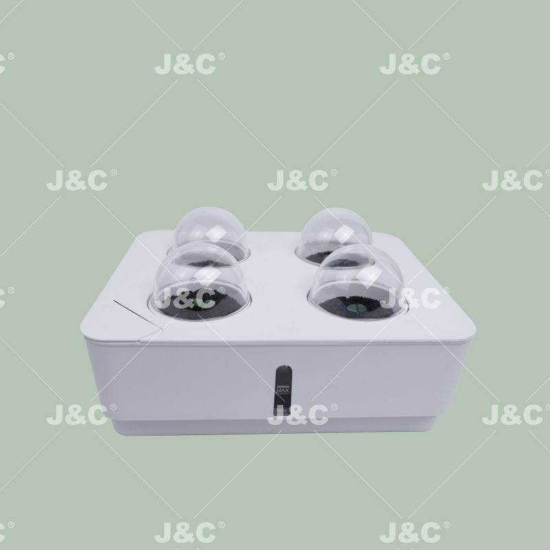 J&C hydroponic box budding box self watering planter visible water stage watering hole  with lid with budding lid  4 holes planting box  sustainable use