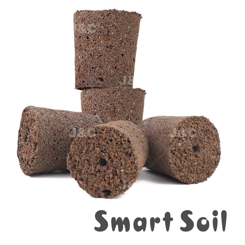 J&C Smart Soil  substrate with nutrients  fertilizer  organic mix  substrate fixes root and gives breathing space to root  clean  lazy mode