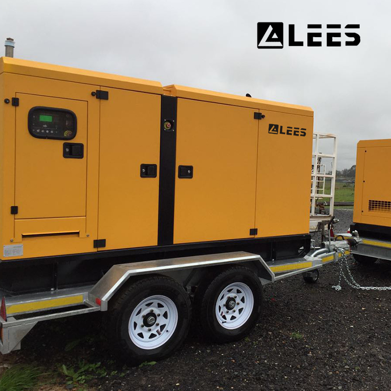 Low noise close mobile trailer type 30kw 38kva silent diesel generator 36kw 45kva standby diesel gen