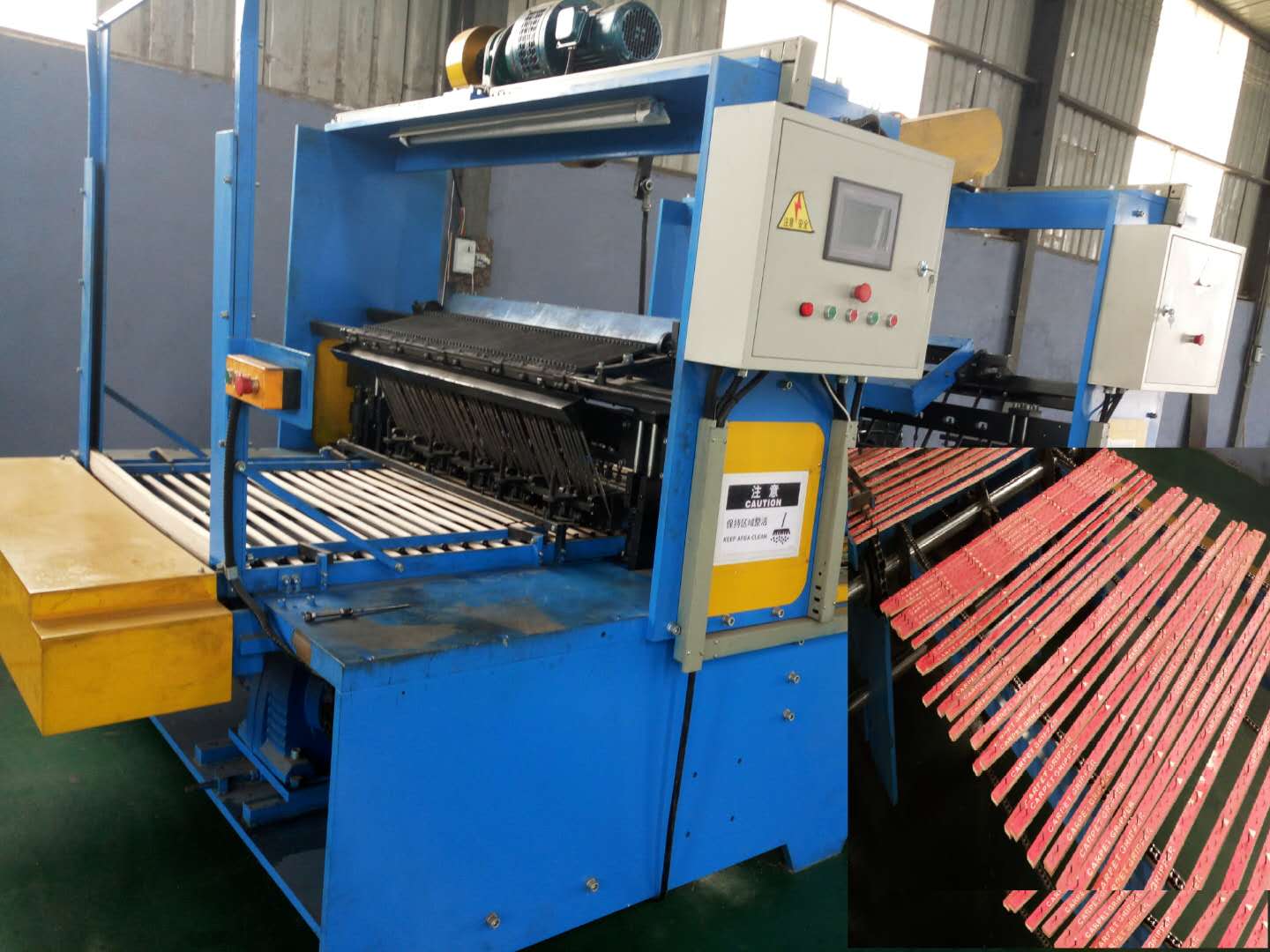 Carpet tack strips making machine