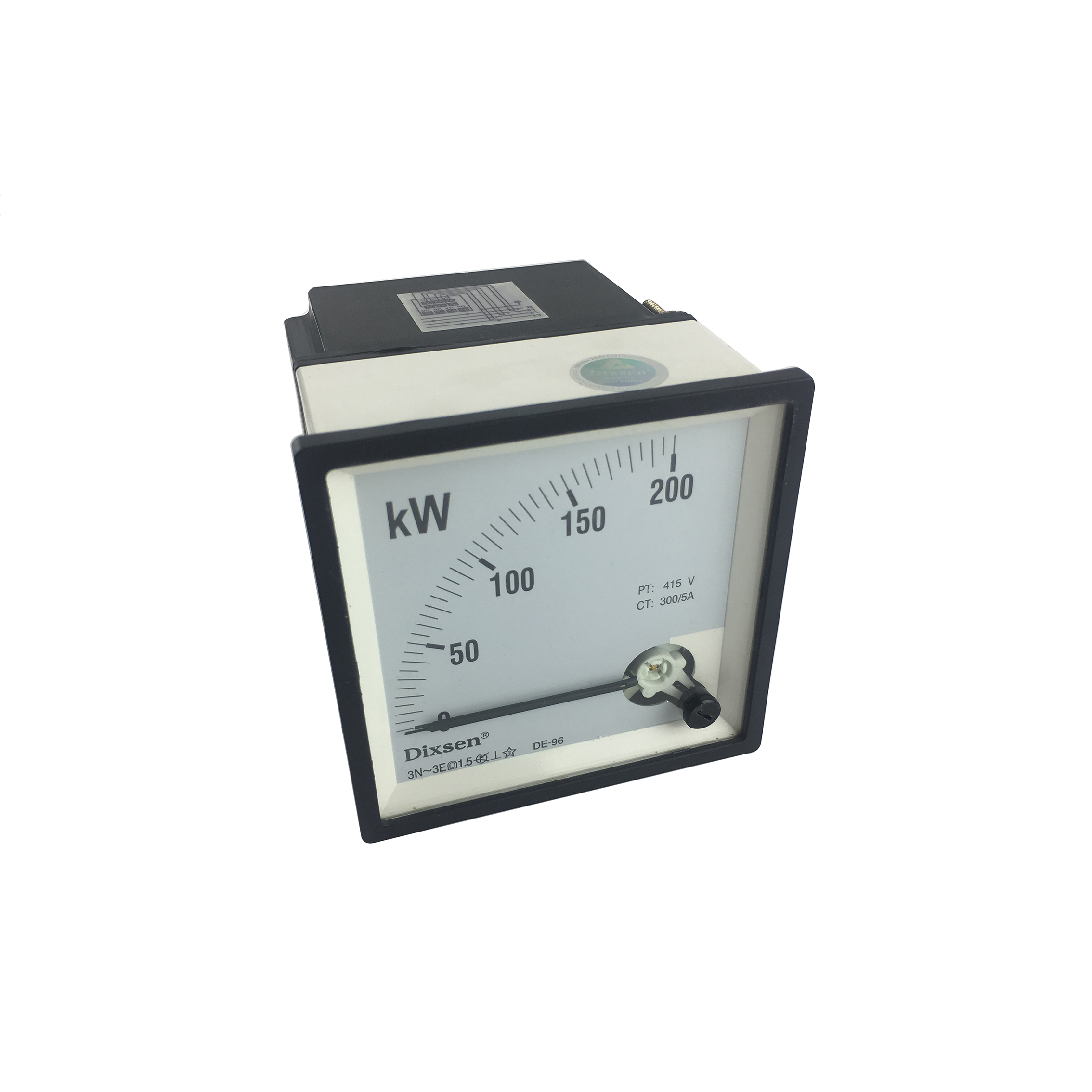 AC Moving Coil Panel Meters Rectangular Analog Power Meter 3p3w Or 3p4w