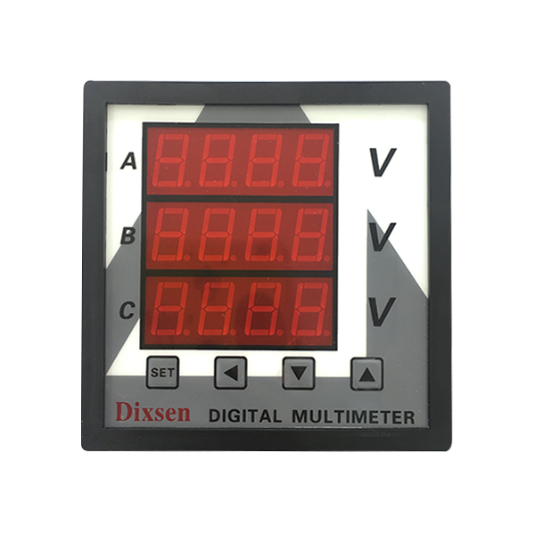 LED 3 Phase Digital Display Voltage Panel Meter 