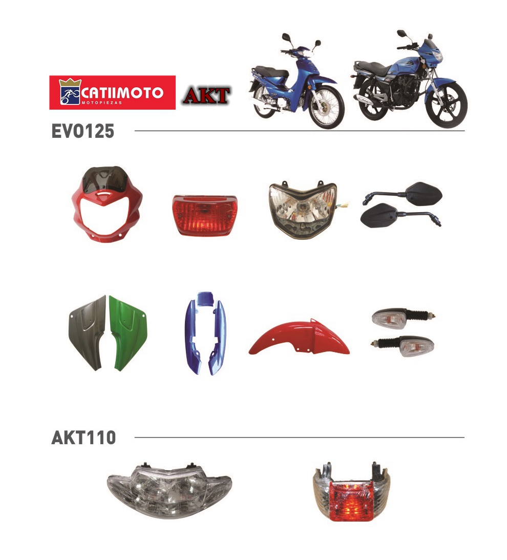 MOTORCYCLE PLASTIC PARTS(AKT/BAJAJ/TVS)