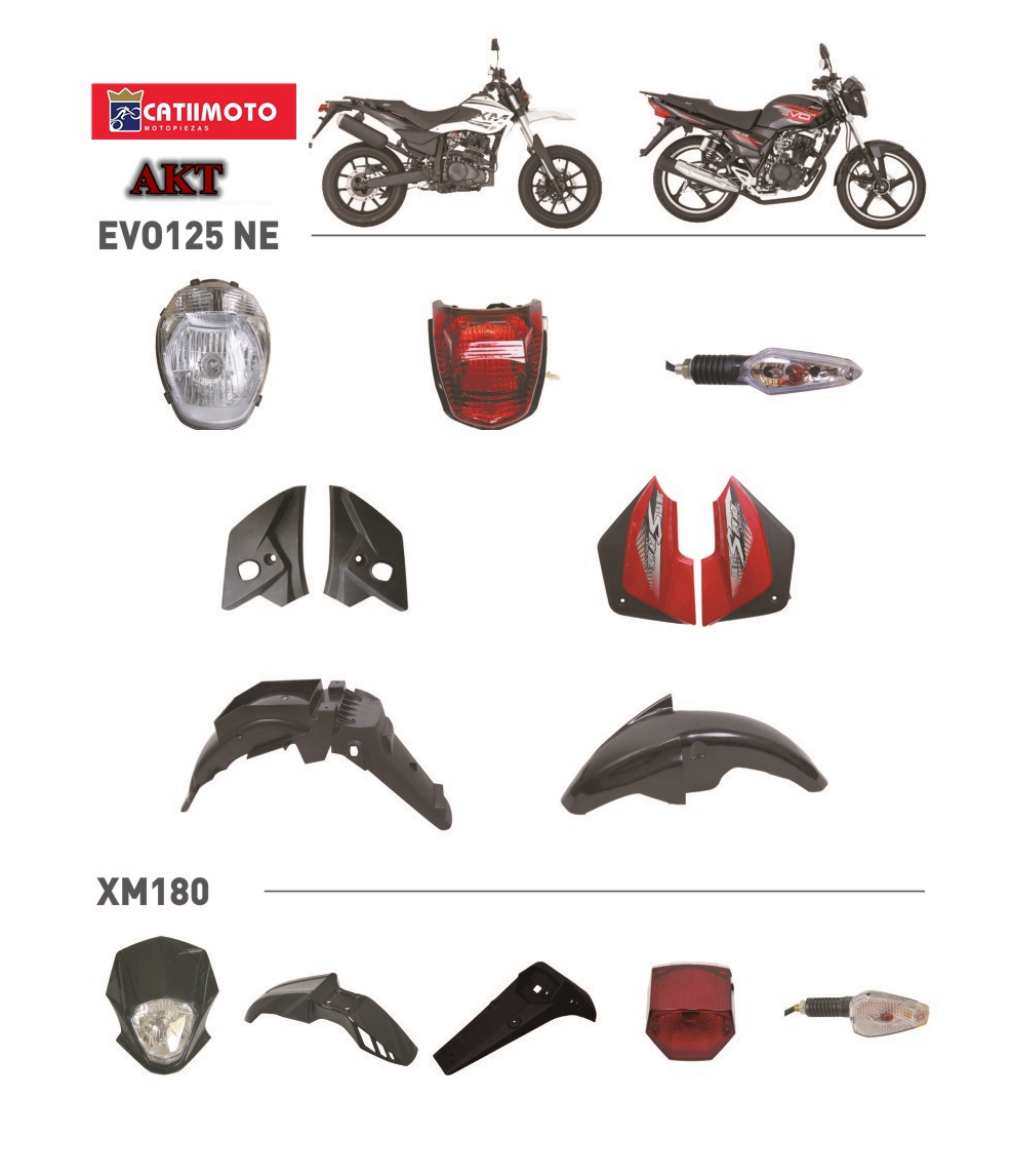 MOTORCYCLE PLASTIC PARTS(AKT/BAJAJ/TVS)