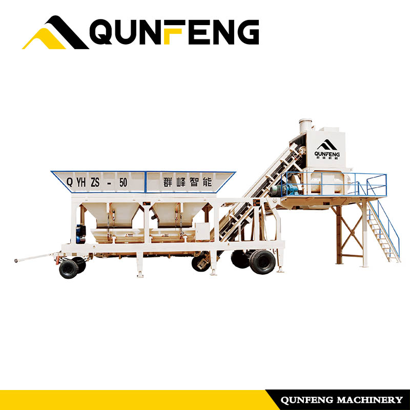 Mobile Concrete Mixing Plant