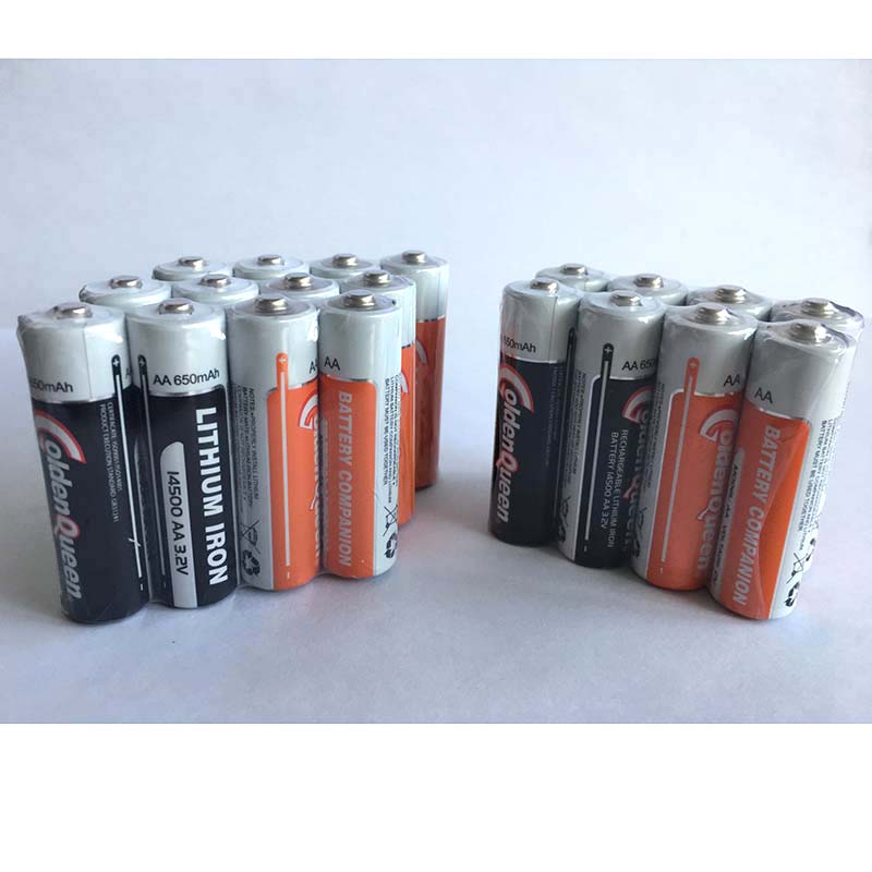 AA 14500 Lithium Iron Battery Shrink Pack