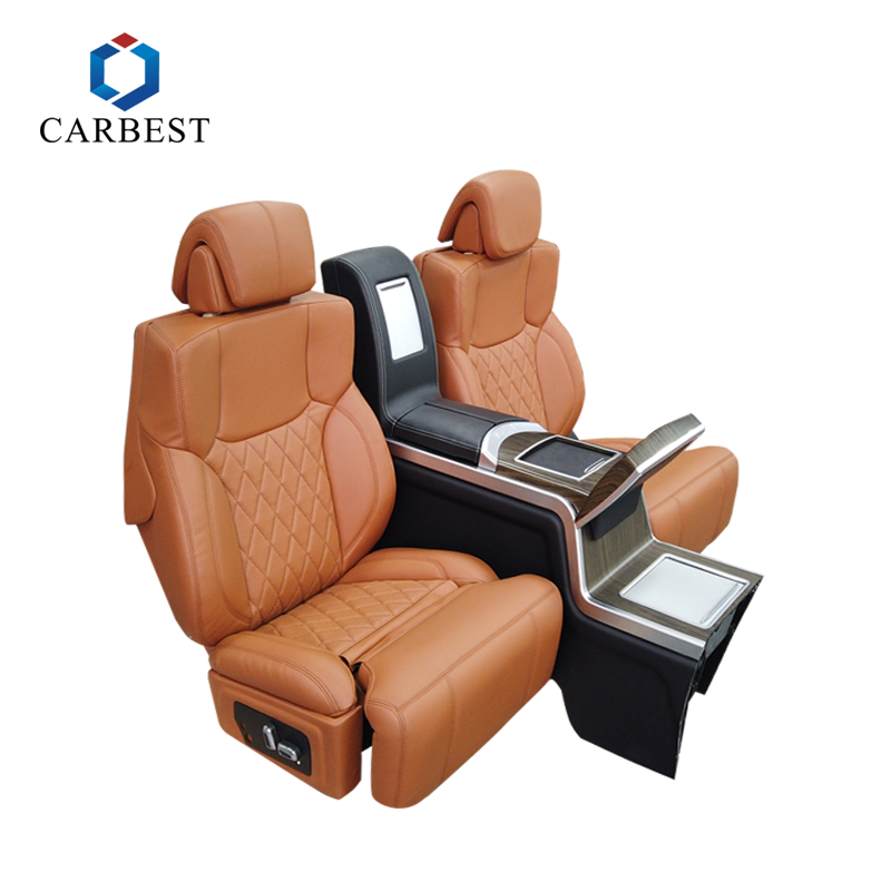 Modify luxury car seat back seat for Land Cruiser 5 to 4 seat MBS Style