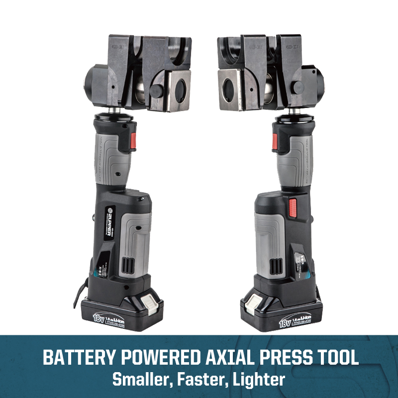 Battery Powered Axial Press Tool