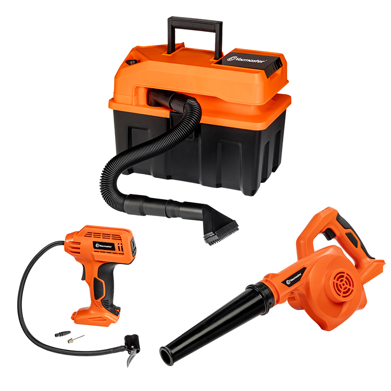 JNPCKA203A Cordless 20V Utility Wet/Dry Shop Vacuum 3-Tool Kit