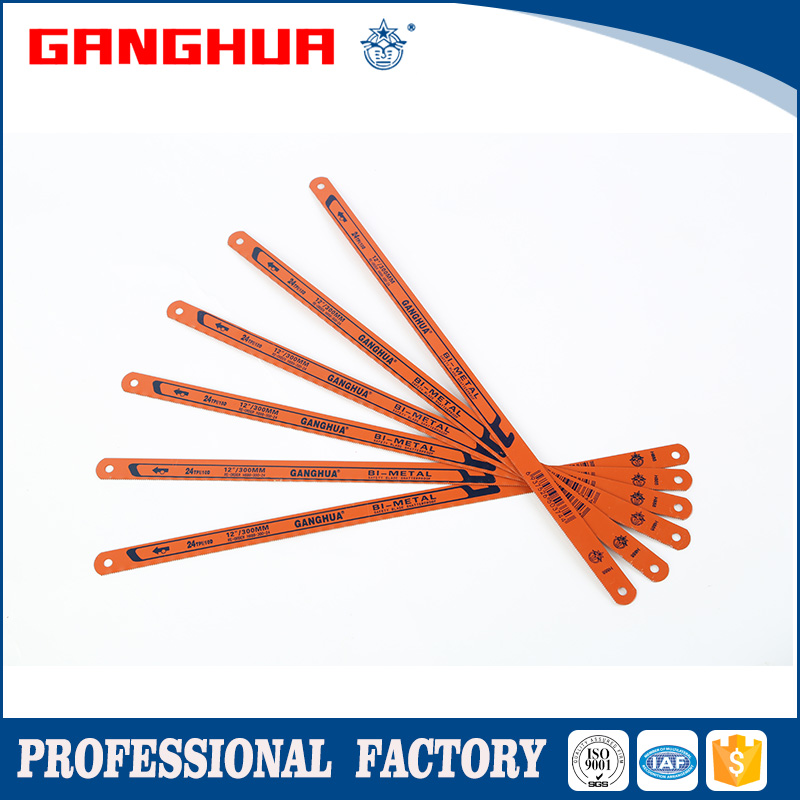 Flexible bimetal hacksaw blade