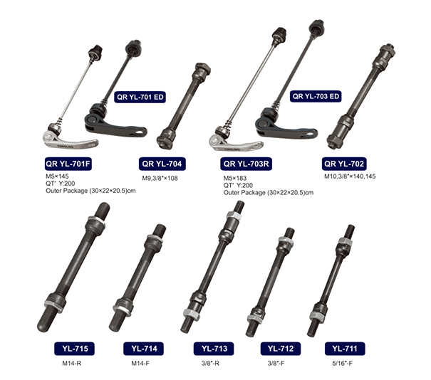 FRONT & REAR HUB SPINDLE