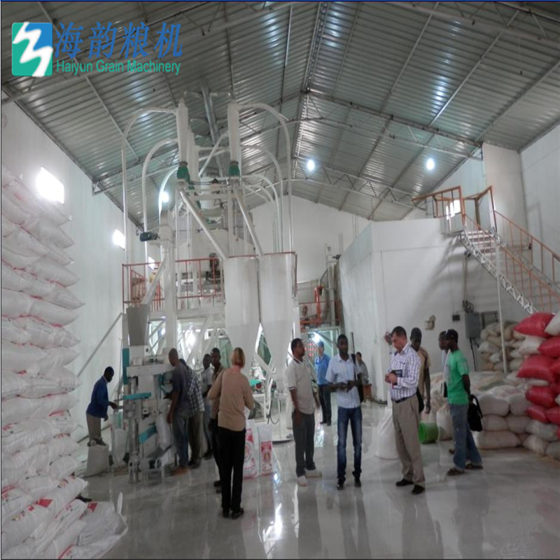 50tons of  corn flour mill machine plant