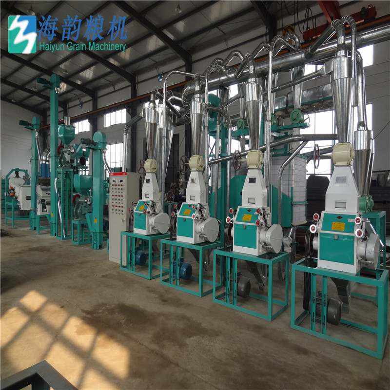 20tons of corn flour mill machine plant