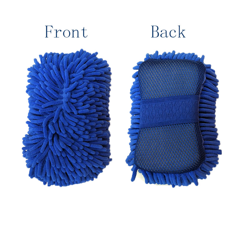 Chenille Car Washer Cleaning Sponge Micro Fiber Washing Gloves Auto Accessories Car Body Window Windshield Cleaning Tools