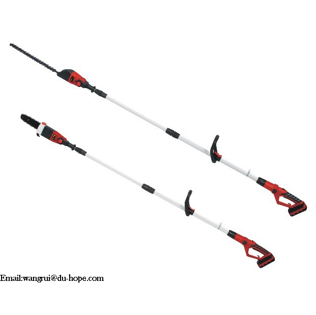 CORDLESS POLE SAW + TRIMMER