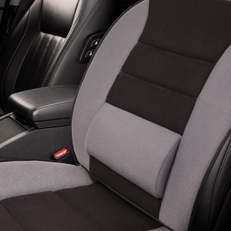 Car seat cushion with back support