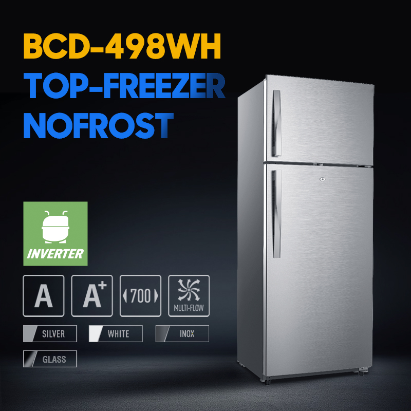 BCD-498WH TOP-FREEZER NOFROST  498L