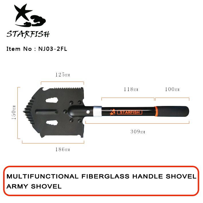 MULTIFUNCTIONAL FIBERGLASS HANDLE SPADE