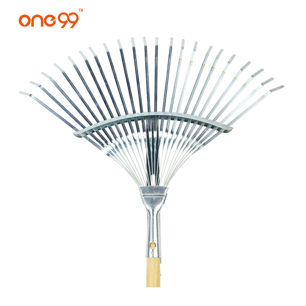 new style 22 teeth galvanized adjustable garden claw hand rake