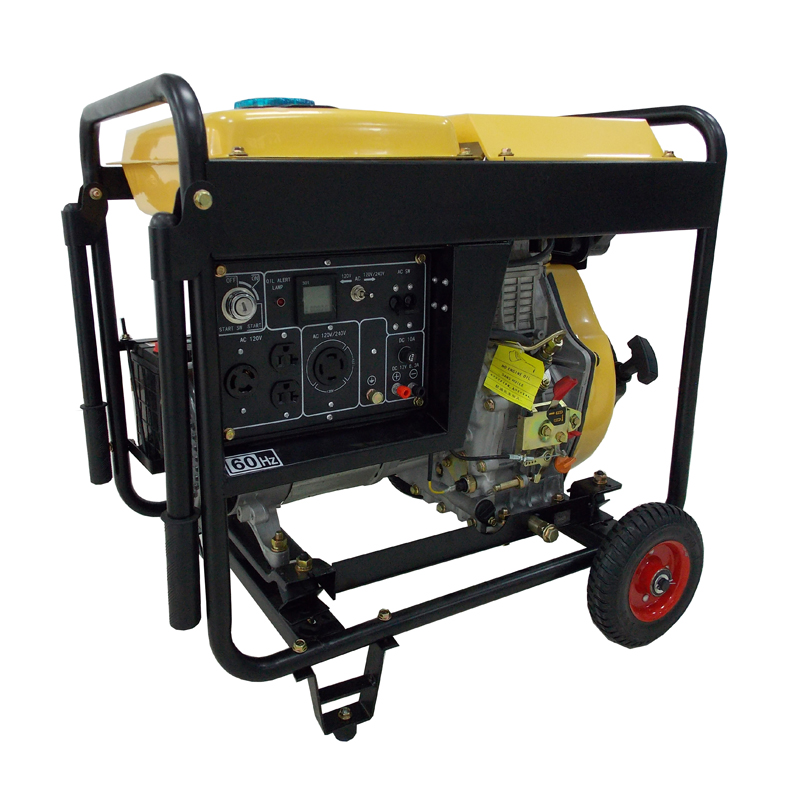 Open type diesel generator electric start