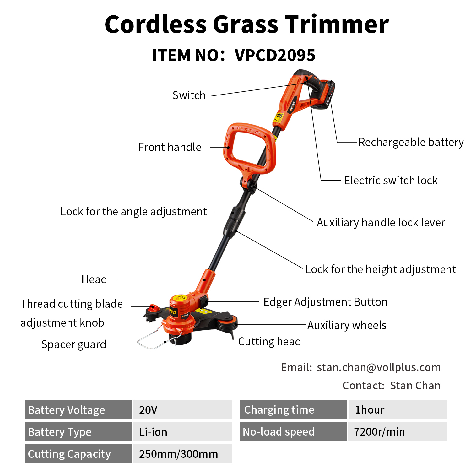 Cordless Grass Trimmer