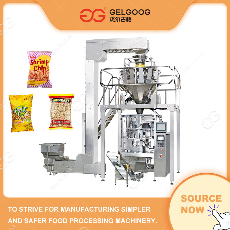 Automatic Ten Scale Peanut Nuts French Fries Potato Chips Snack Pouch Packing Machine