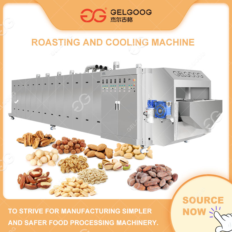 Continuous Automatic Cocoa Bean Roasting Machine Price